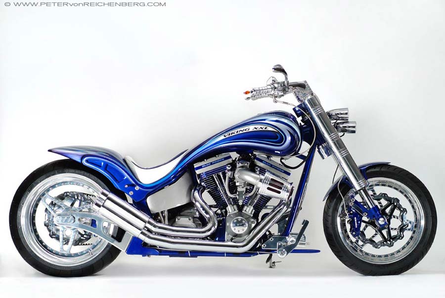 commercial automotive photography Harley Davidson custom Viking